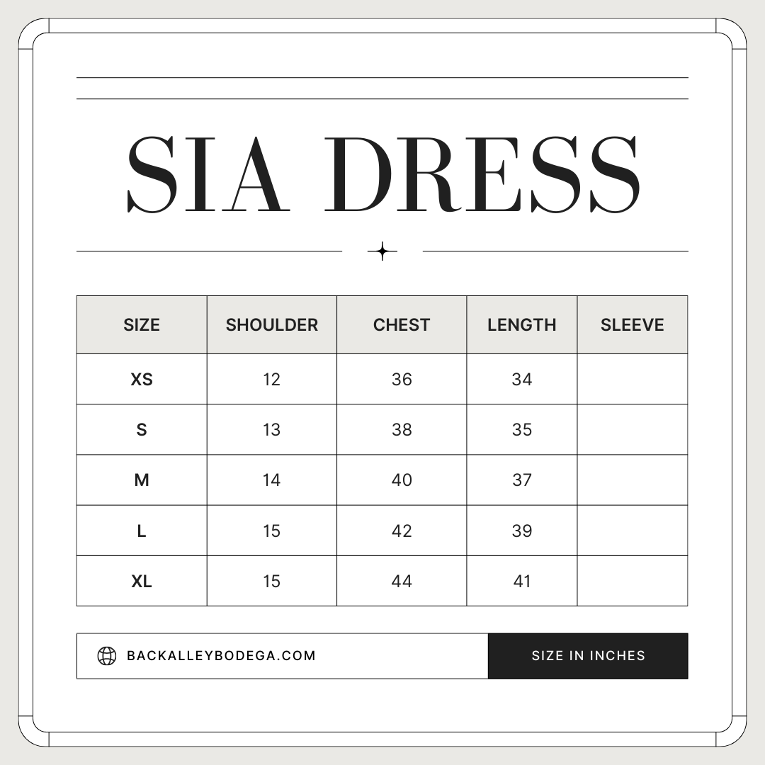 The Sia Dress