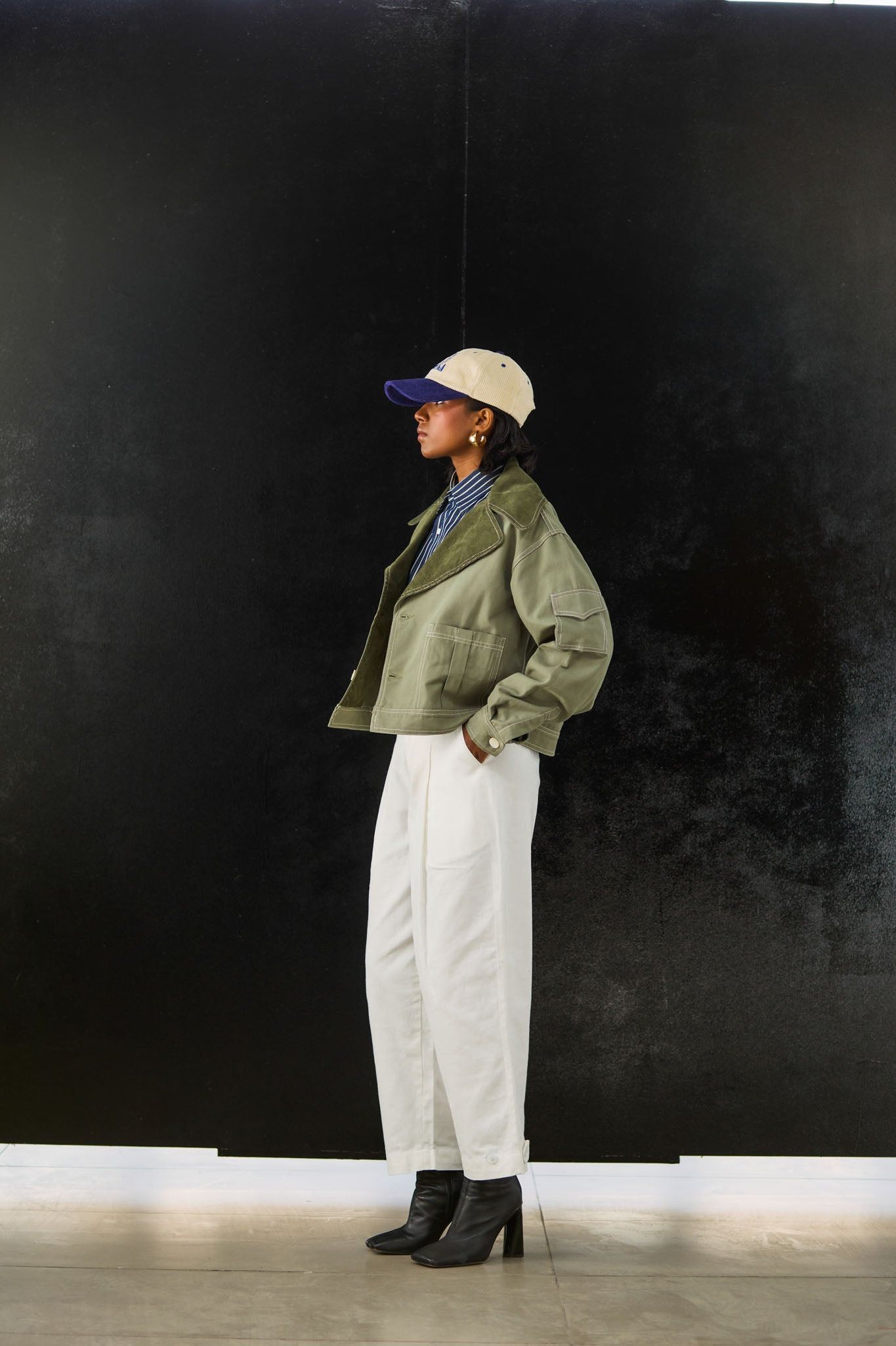 Cropped Field Utility Jacket
