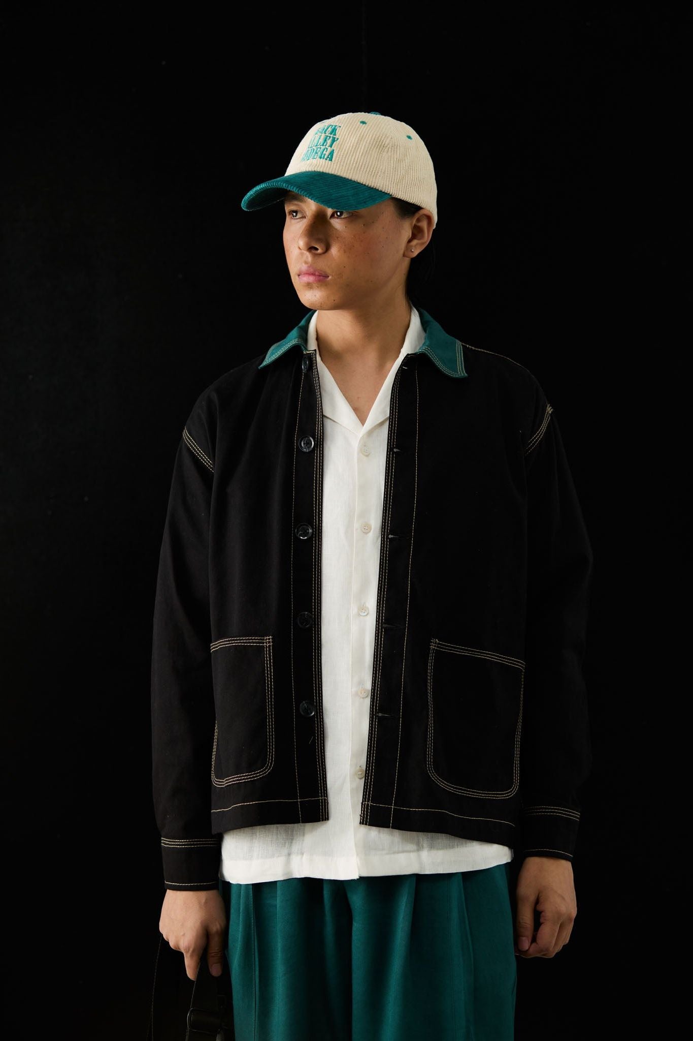 Chore Shirt - Black/Green
