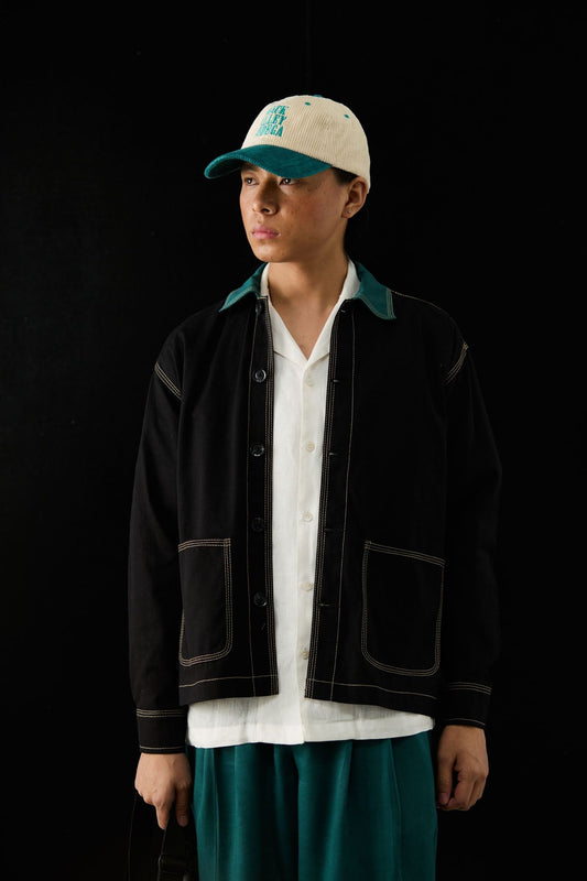 Chore Shirt - Black/Green