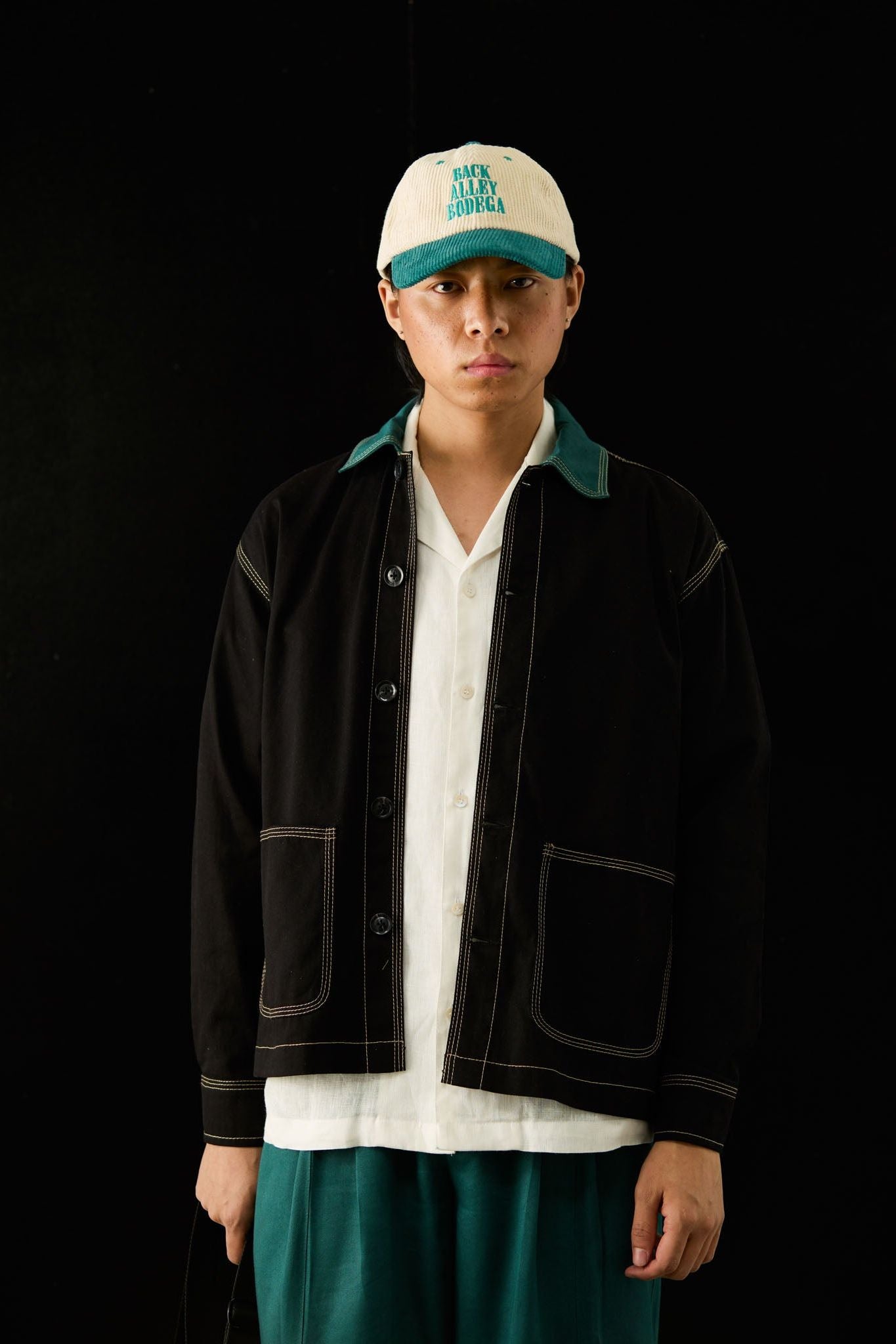 Chore Shirt - Black/Green
