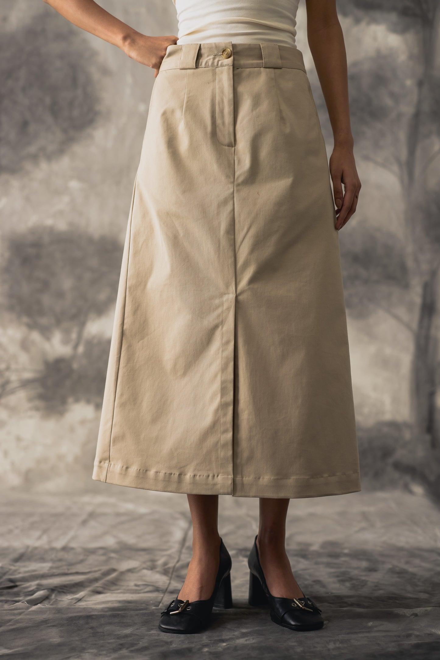 Sand Twill Skirt - Women