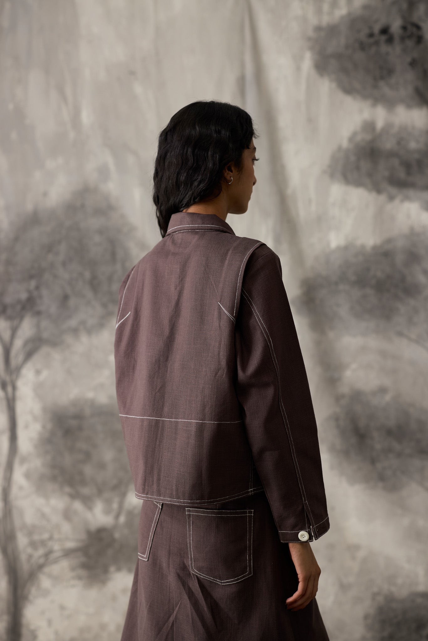 Linen Field Jacket - Women