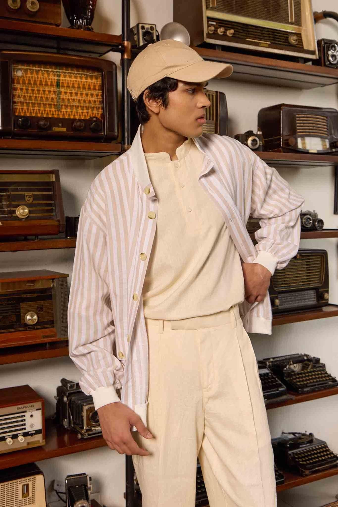 Linen Club House Bomber