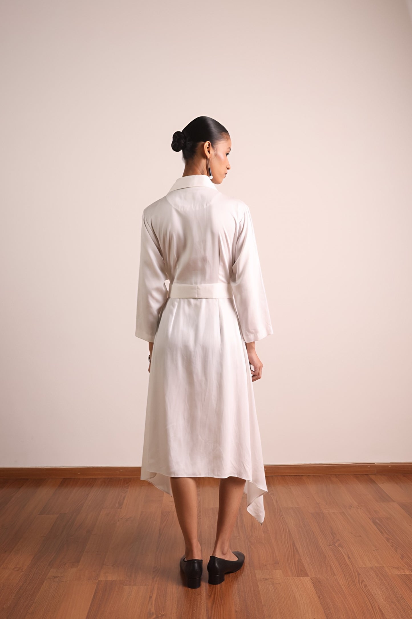 The Trench Dress - White