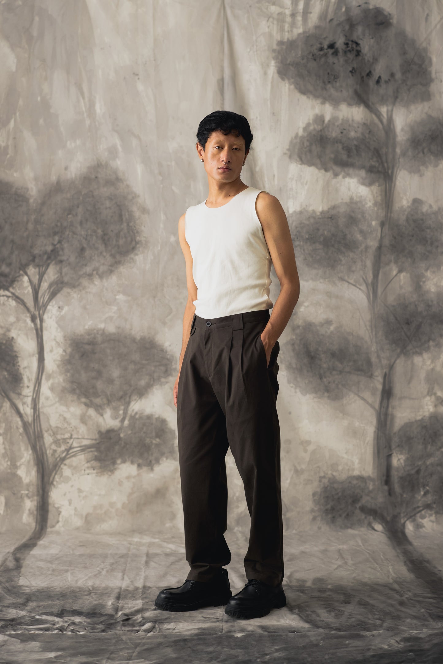 Black Sentry Trousers - Men
