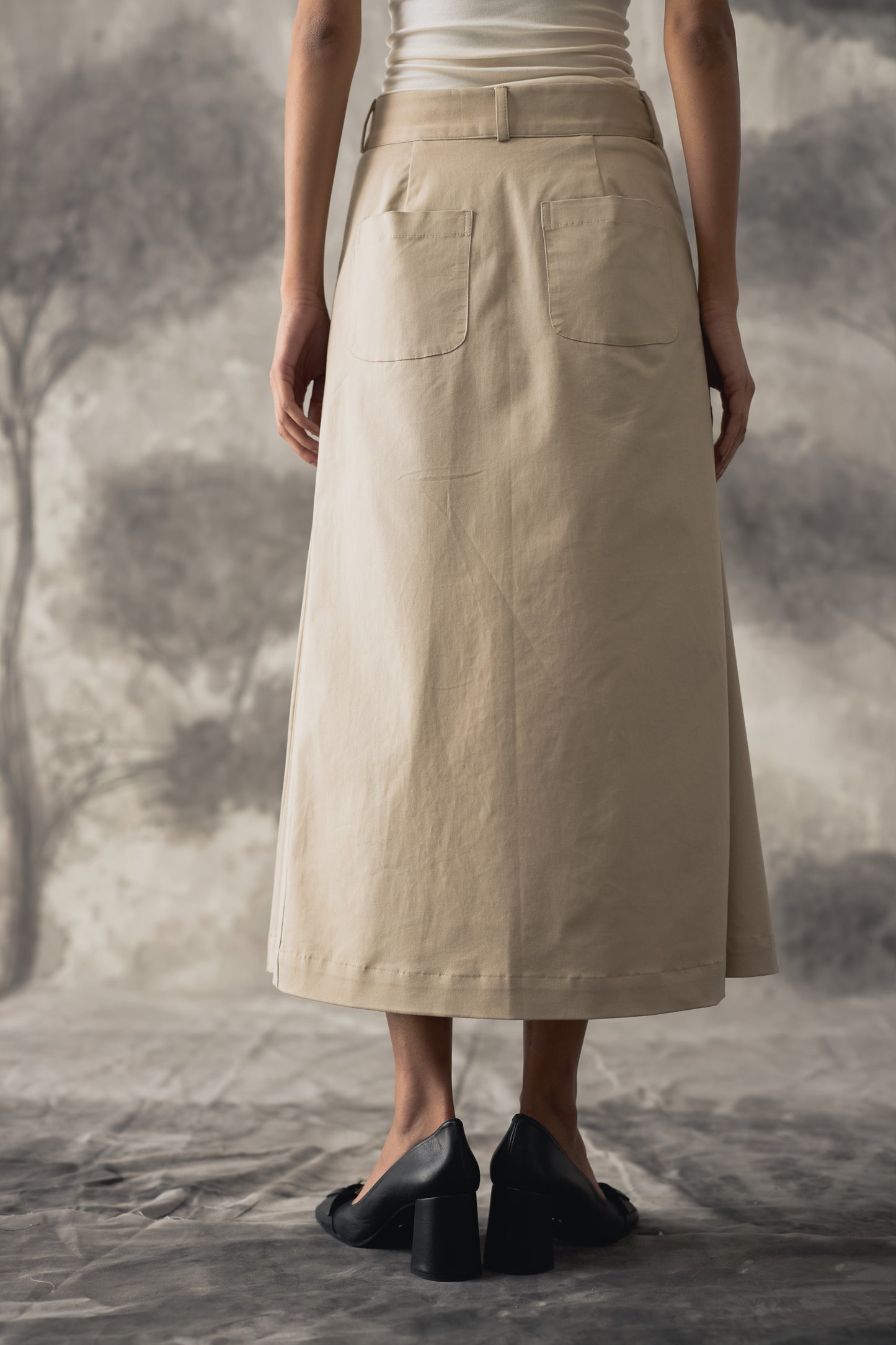Sand Twill Skirt - Women