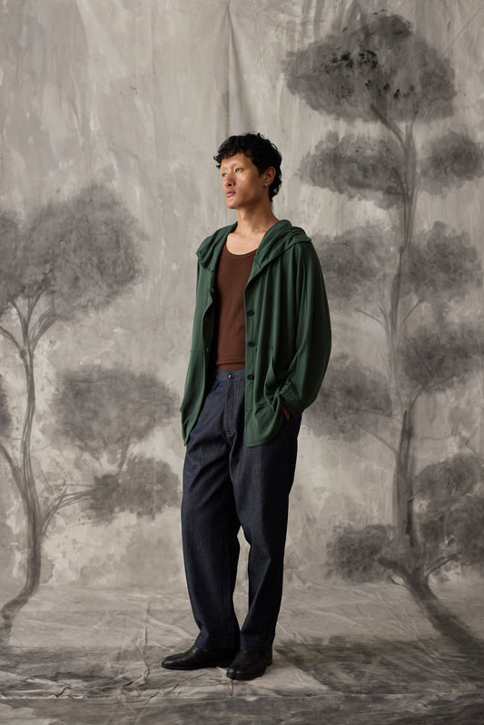 Green Dolman Hoodie - Men