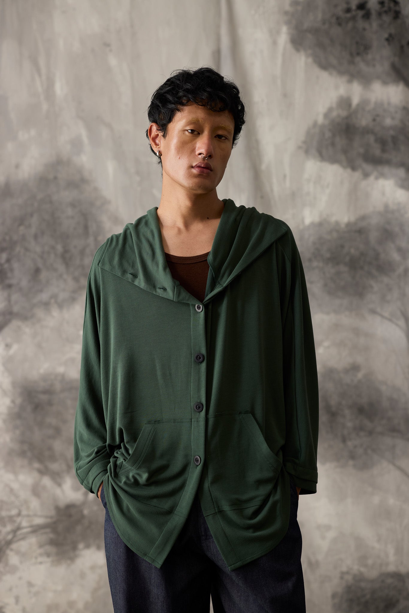 Green Dolman Hoodie - Men