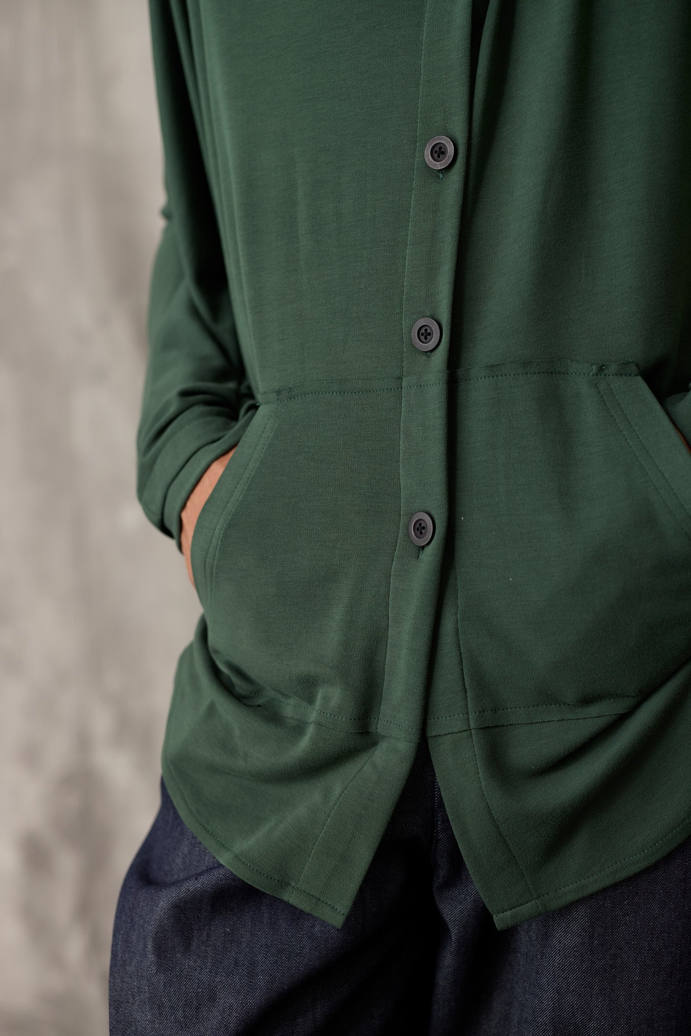Green Dolman Hoodie - Men