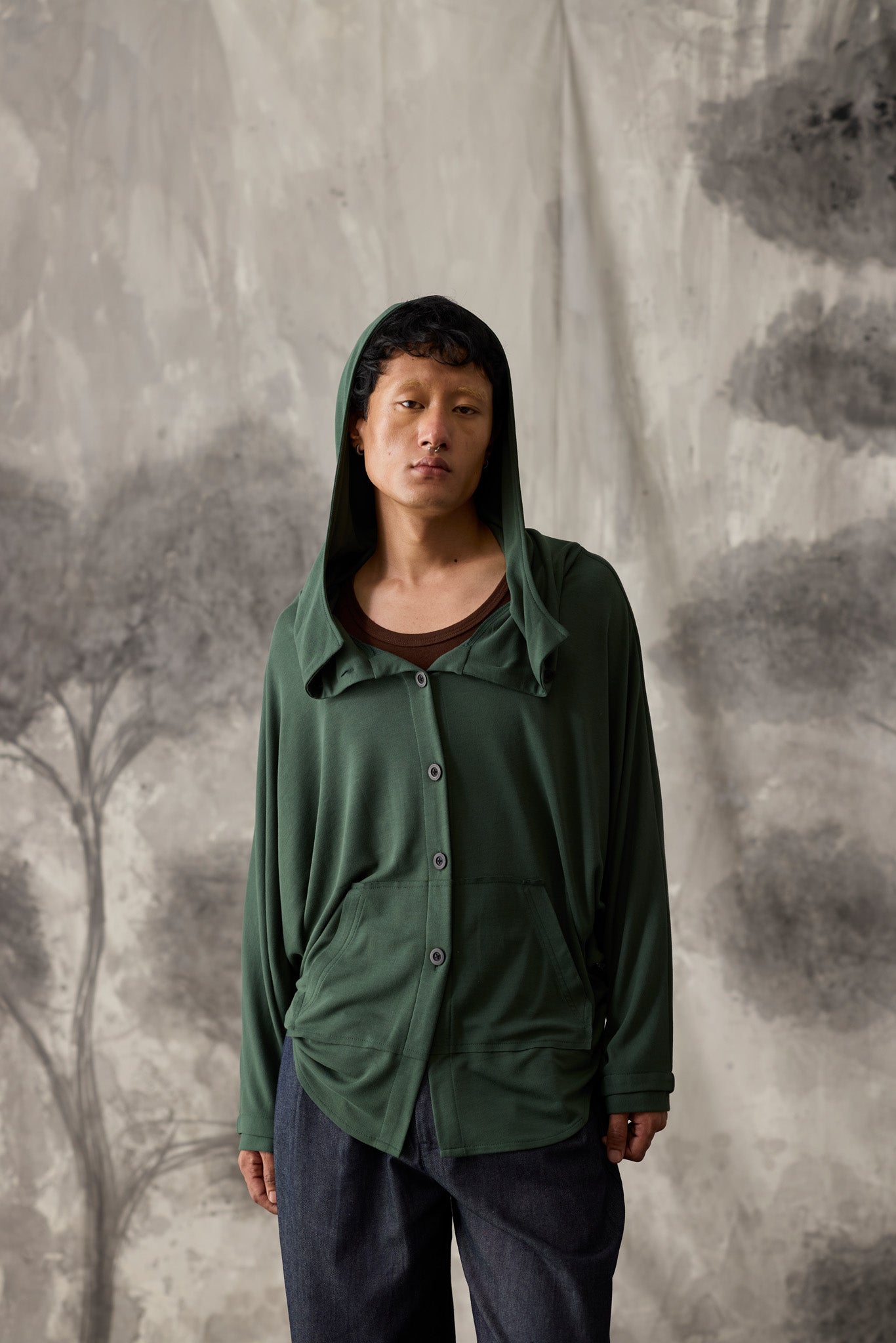 Green Dolman Hoodie - Men