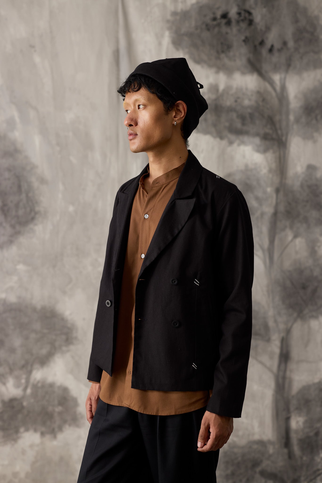 Scratched Blazer - Men