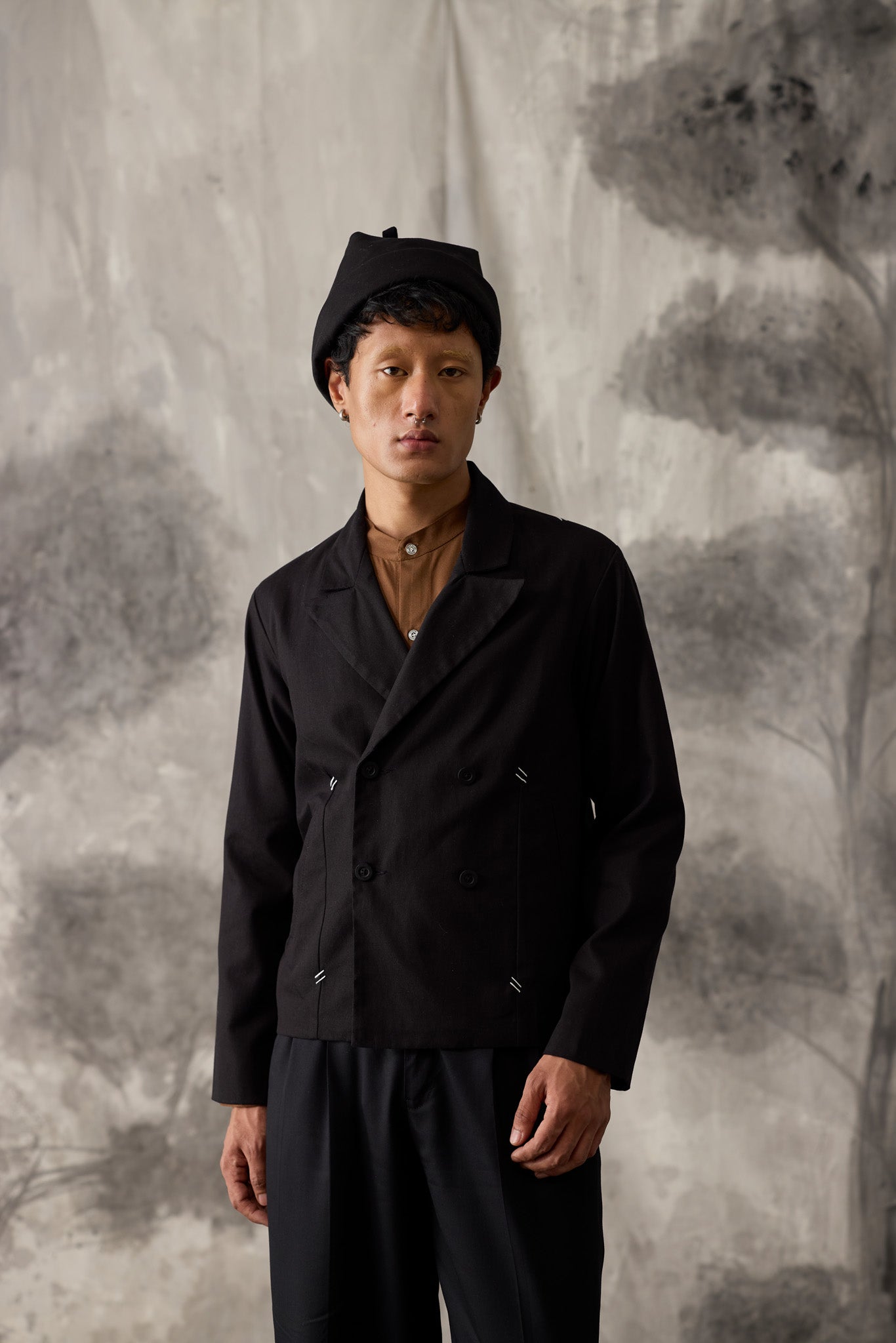 Scratched Blazer - Men