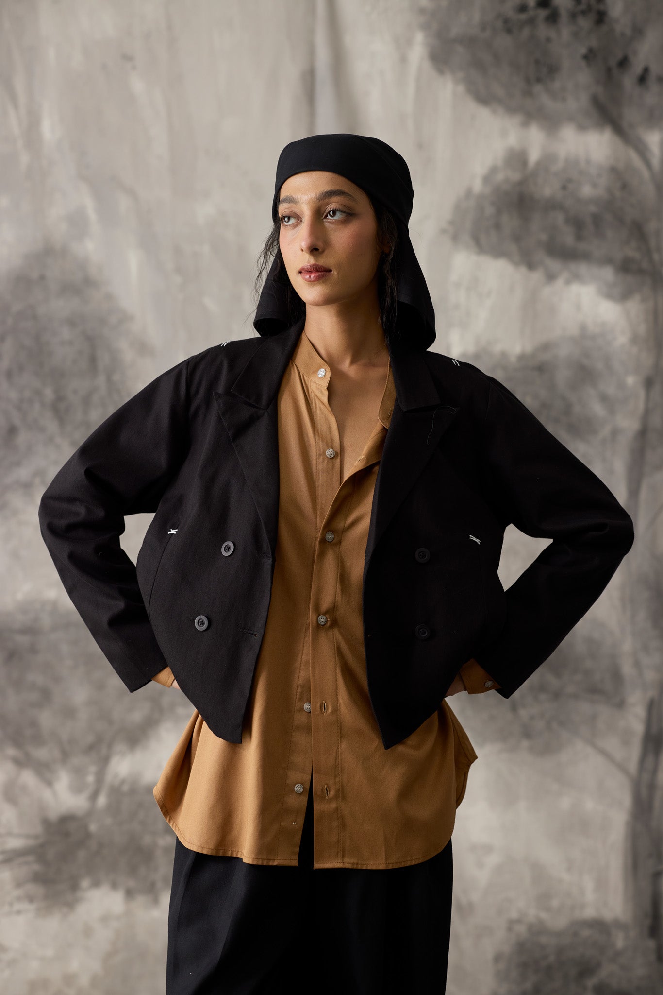 Scratched Blazer - Women