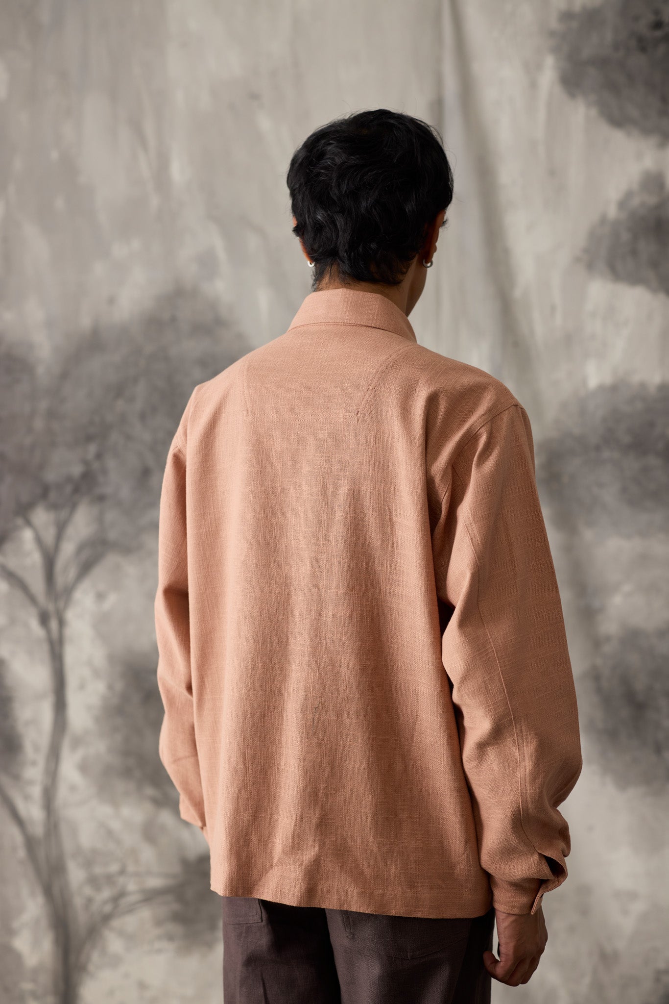 Blush Linen Work Shirt - Men