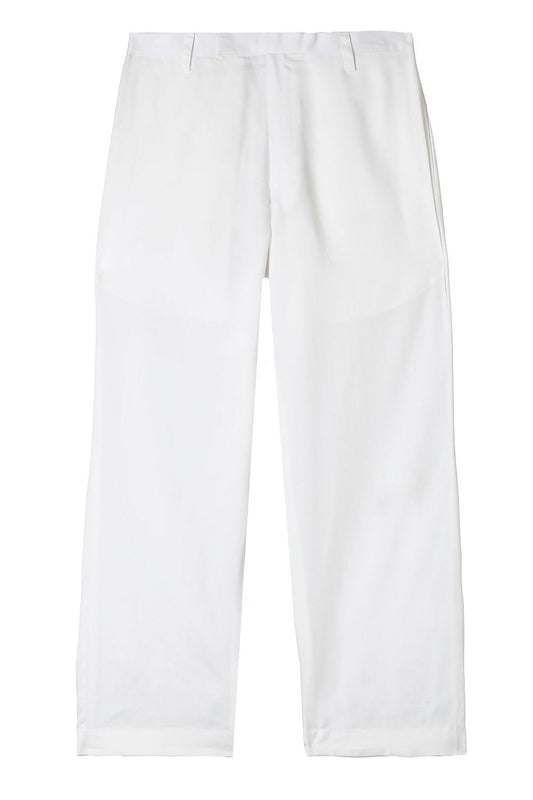 Wide Fit Pants - White