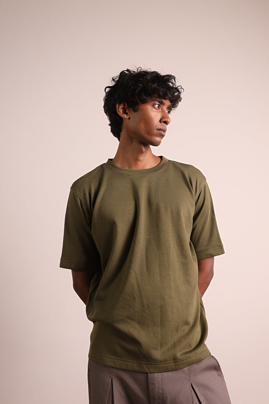 Core Knit T-Shirt - Green
