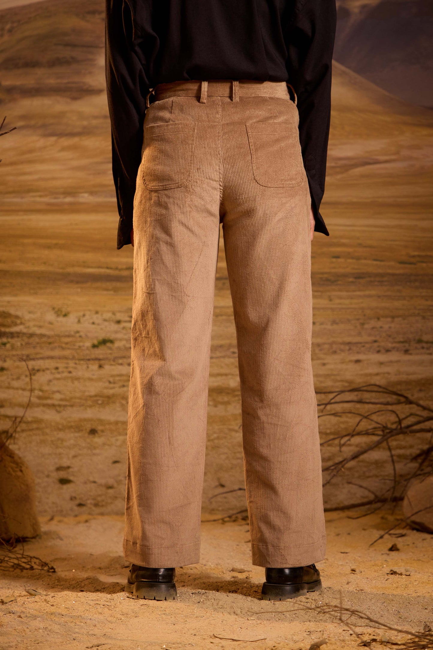 Corduroy Wide Fit Trousers