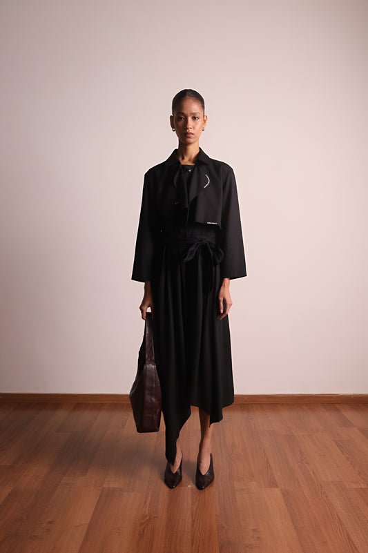 The Trench Dress - Black