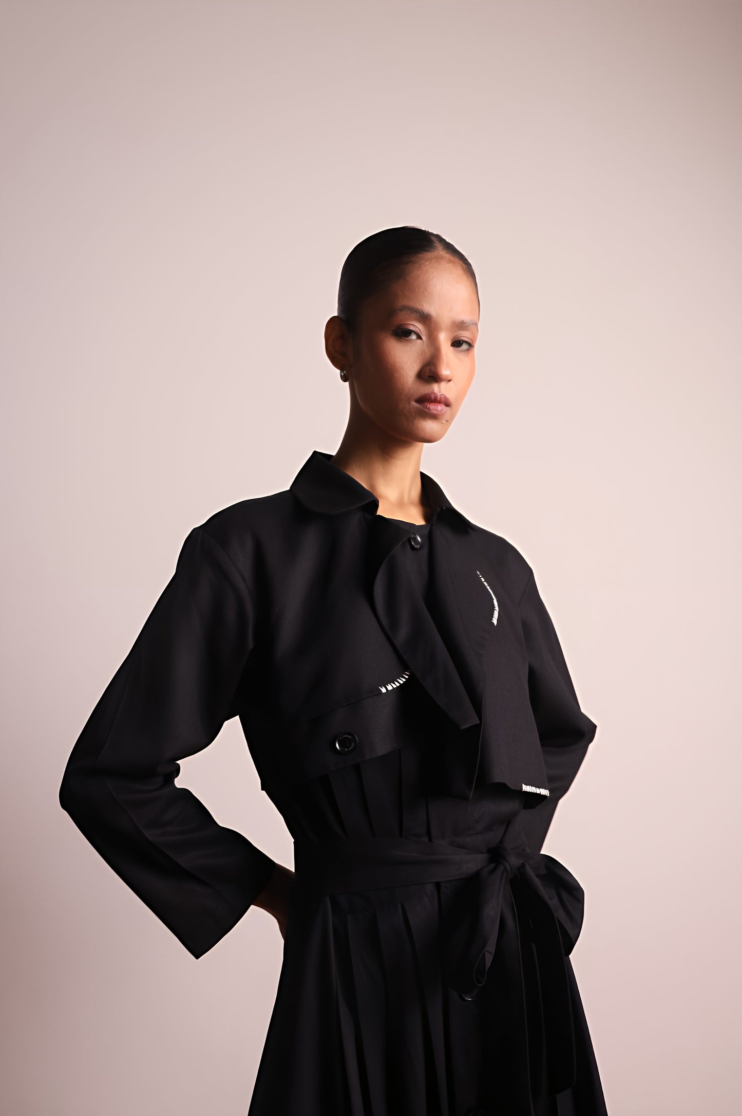 The Trench Dress - Black