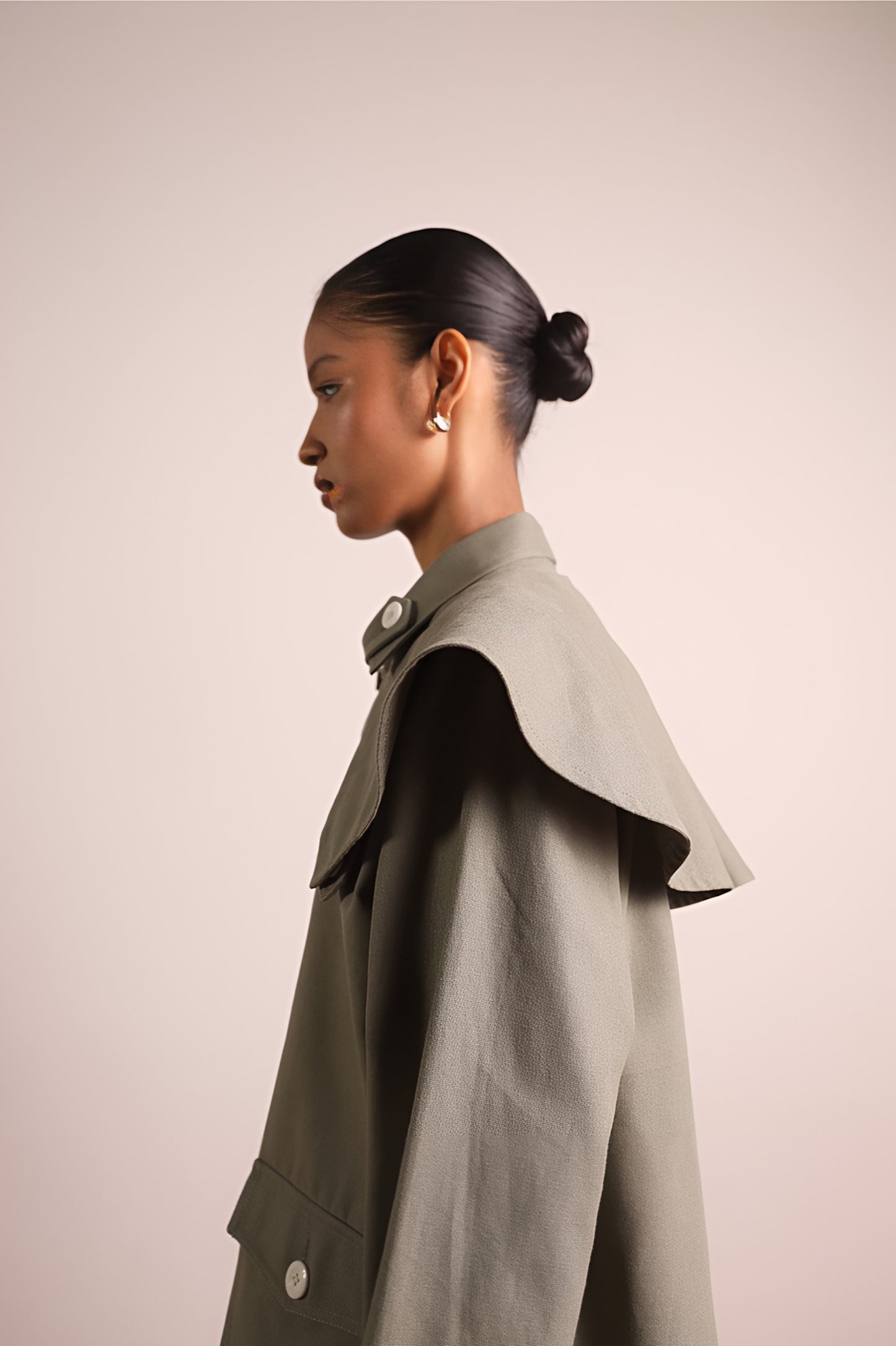 Caped Chore Shirt - Green