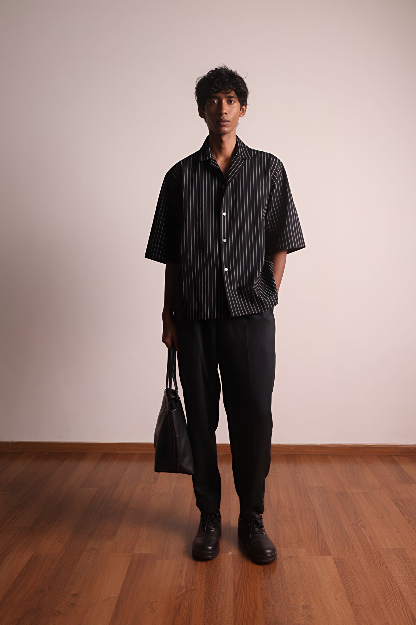 Pinstripe Half Sleeve Shirt