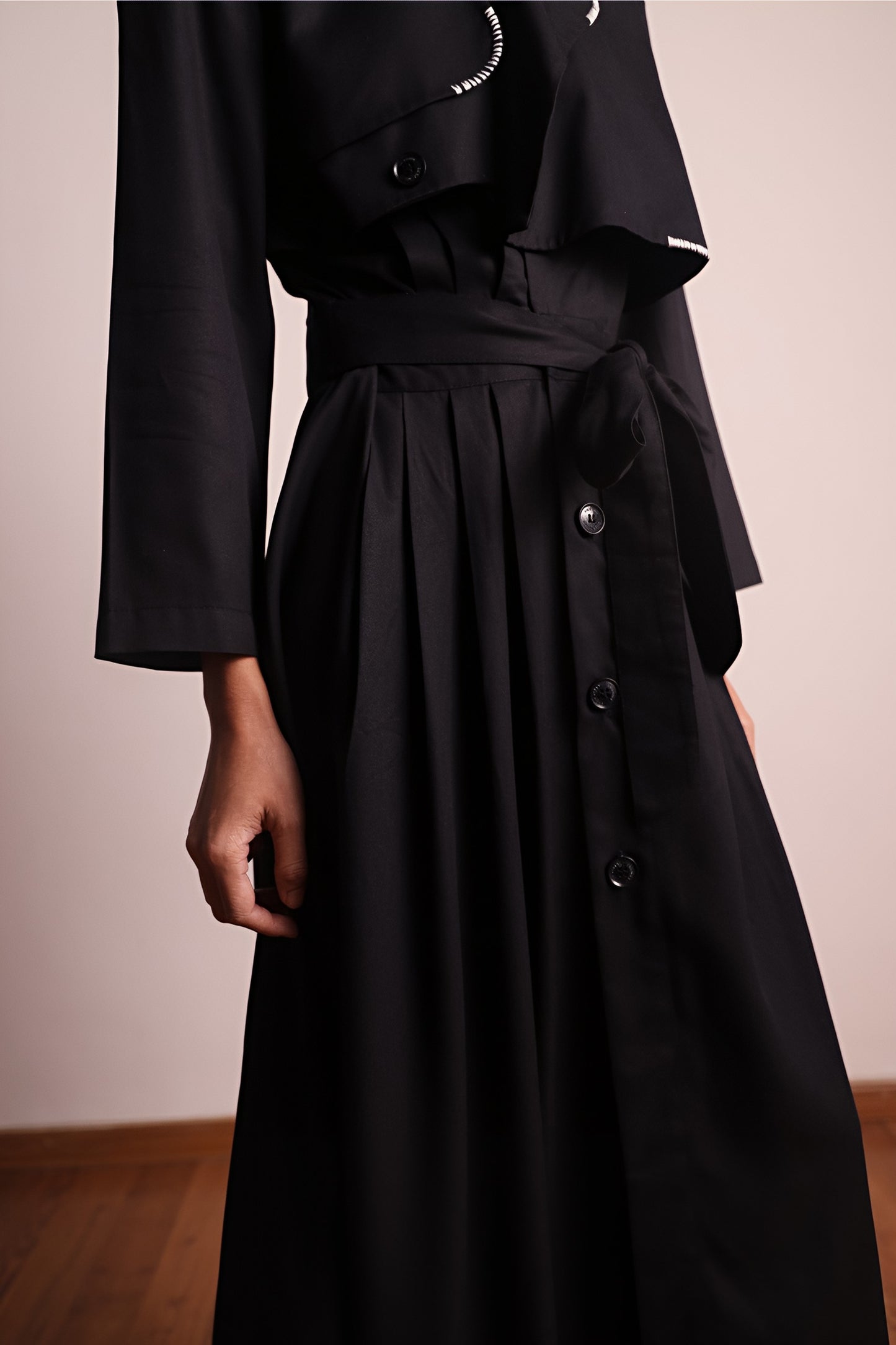 The Trench Dress - Black