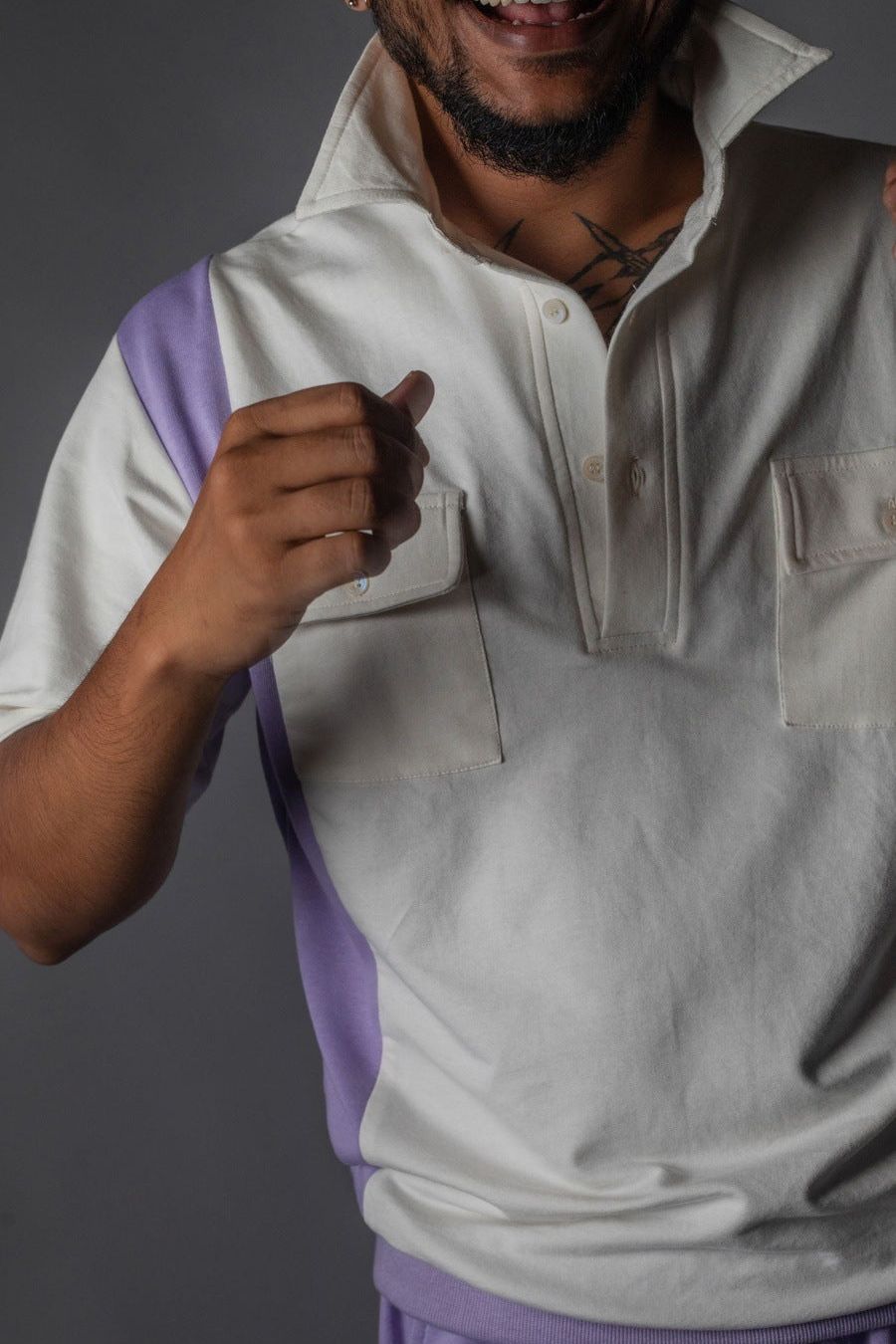 Mechanic Polo T-Shirt Mauve